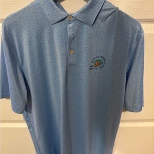 Peter Millar Light Blue Polo Shirt
